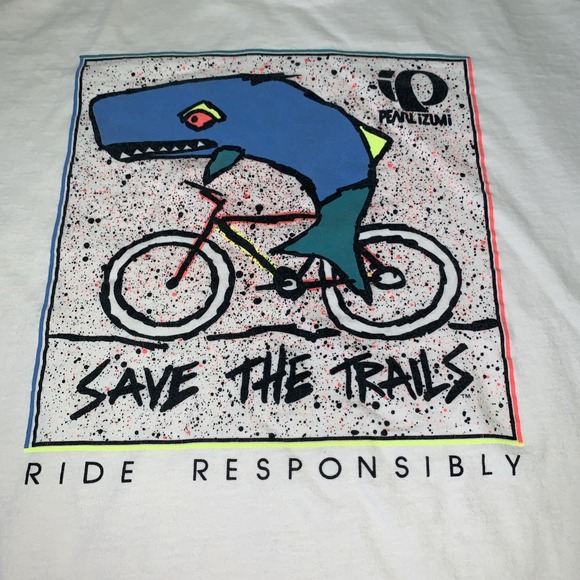Pearl Izumi Other - Vintage 90's Pearl Izumi USA Made Single Stitch White Cycling T-Shirt XL